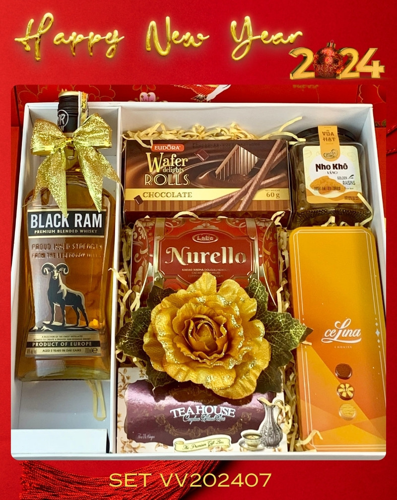 Hộp quà tết V202407