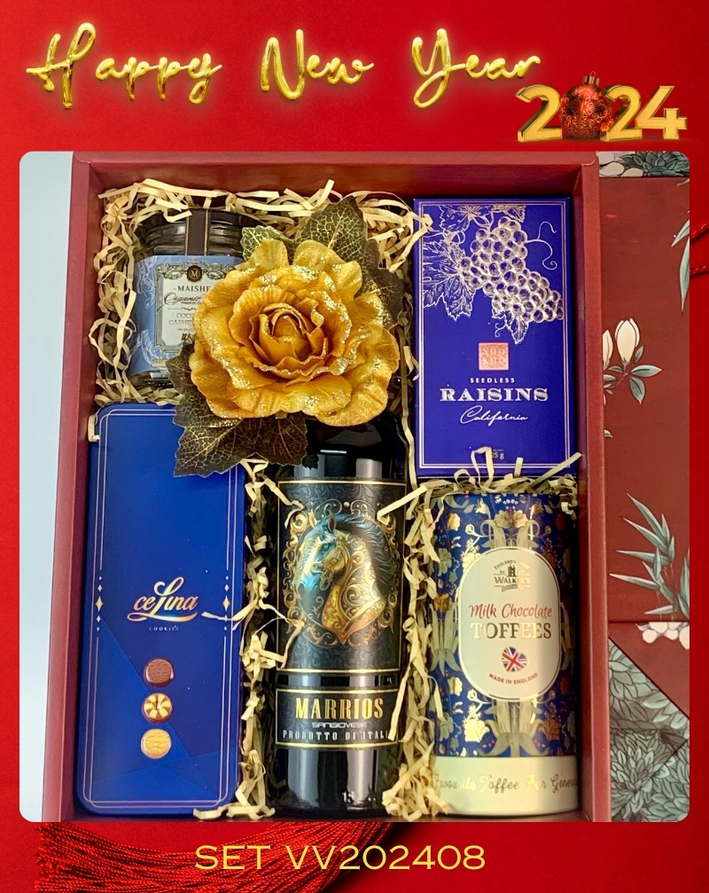Hộp quà tết V202408