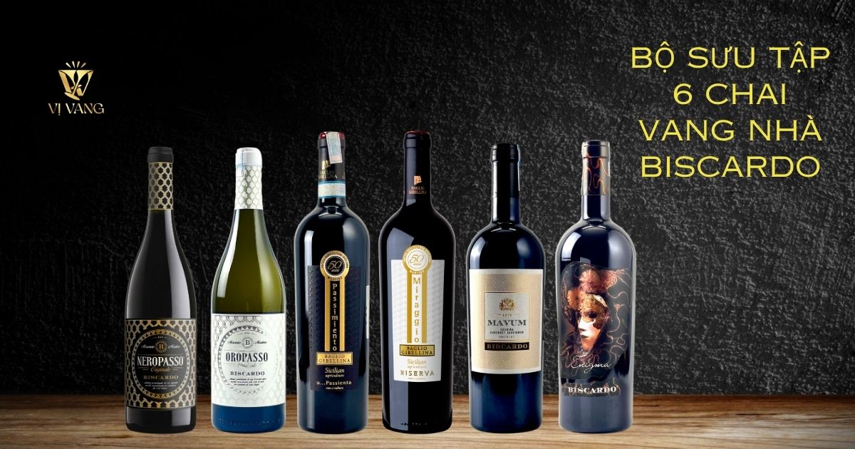 Bộ sưu tập rượu vang được yêu thích của gia đình biscardo