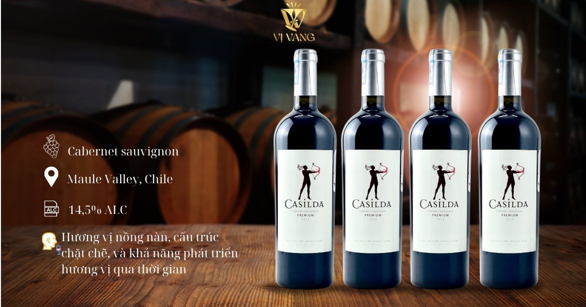 Rượu vang Casilda Premium