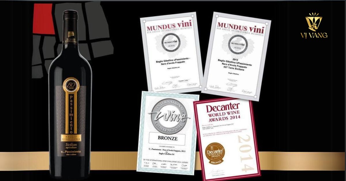 Rượu vang passimiento được đánh giá cao tại các cuộc thi 